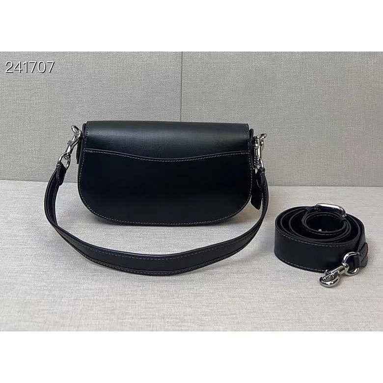 ✨美國代購✨特賣 COACH CU536 CU032 新款山茶花旋扣翻蓋女包 手提斜挎女包 單肩包 翻蓋女包-細節圖2