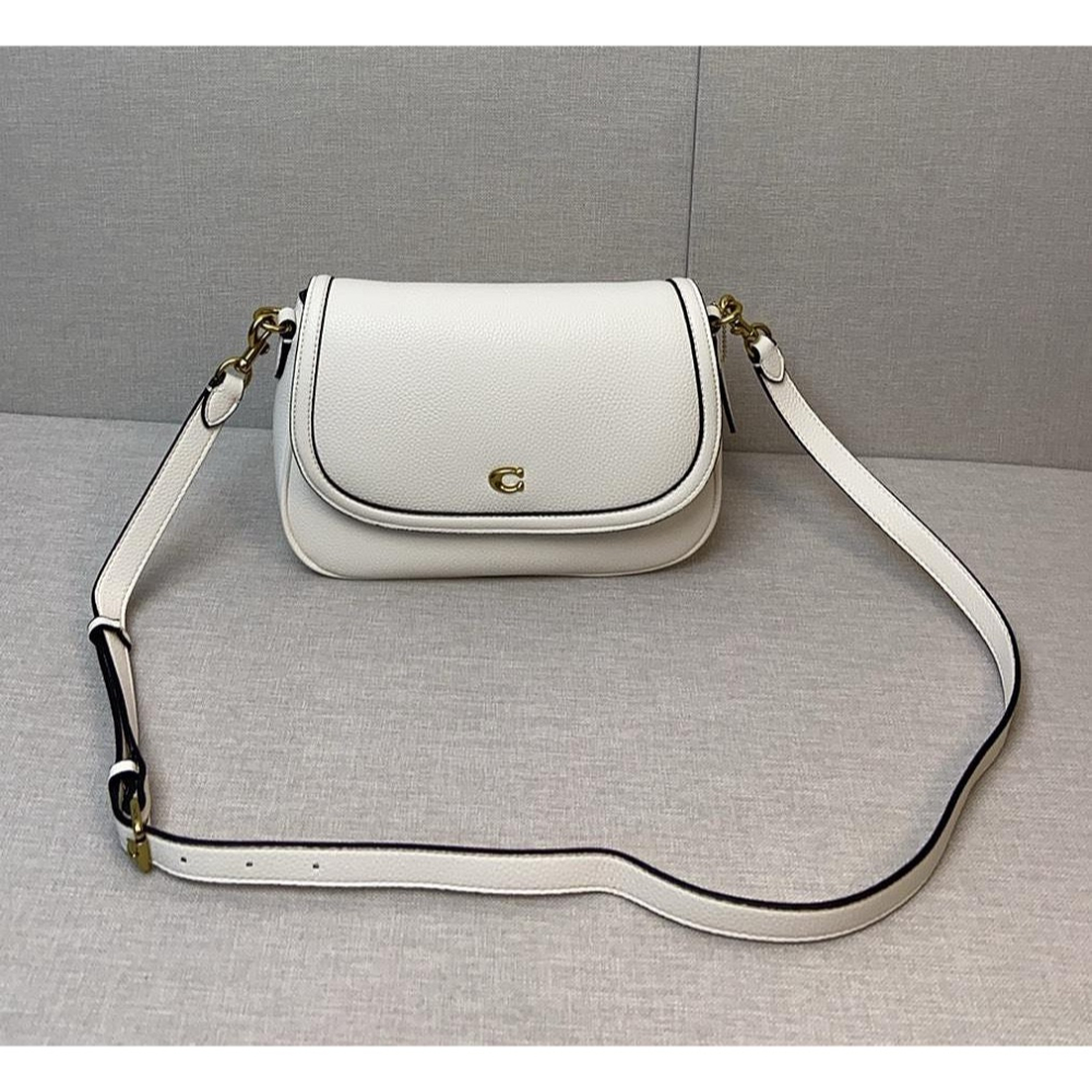 ✨美國代購✨特賣 COACH CU099 新款斜挎馬鞍包 翻蓋單肩包 休閒女包-細節圖8