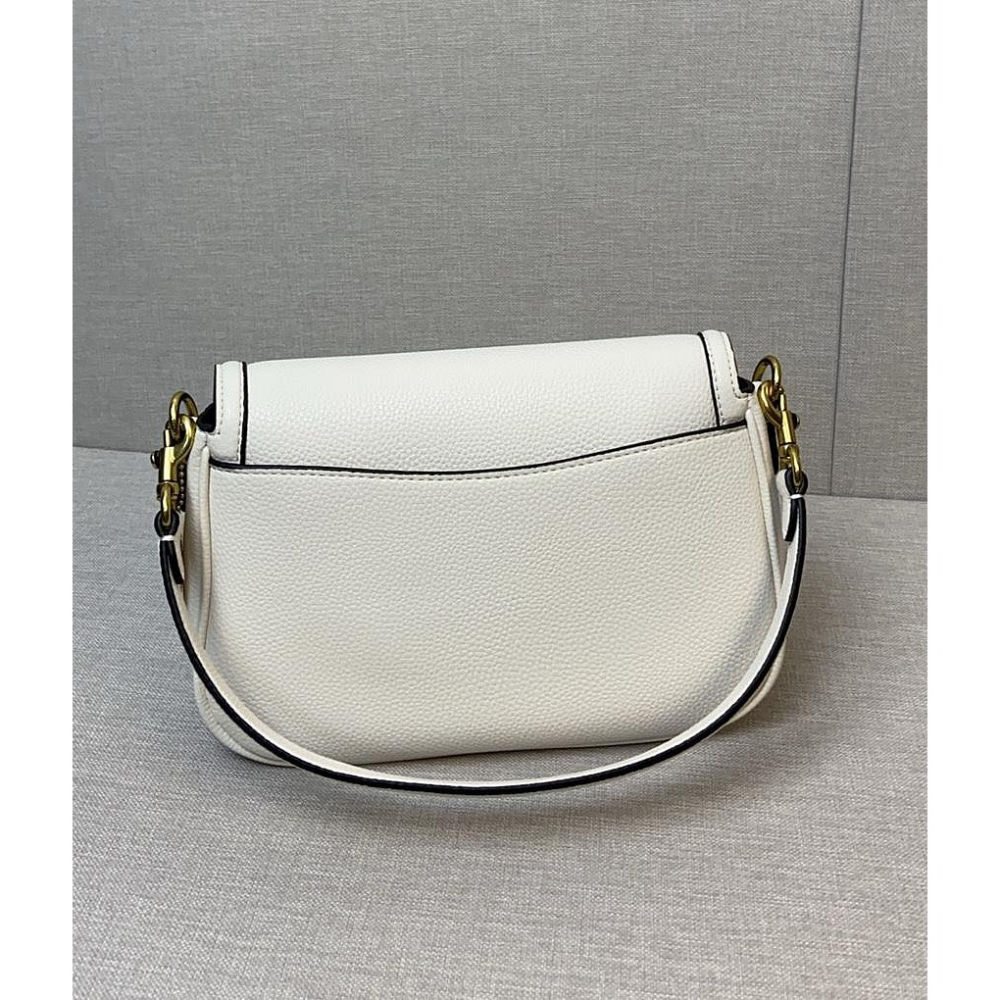 ✨美國代購✨特賣 COACH CU099 新款斜挎馬鞍包 翻蓋單肩包 休閒女包-細節圖10