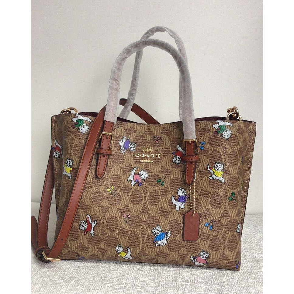 ✨美國代購✨特賣限時折扣 COACH C4260 新款手提斜挎托特女包 單肩包 休閒女包-細節圖3