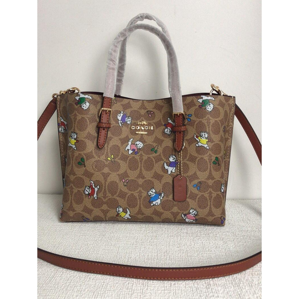 ✨美國代購✨特賣限時折扣 COACH C4260 新款手提斜挎托特女包 單肩包 休閒女包-細節圖4