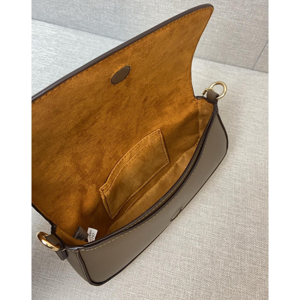 ✨美國代購✨特賣 COACH CT757 新款手提斜挎女包 單肩包 翻蓋女包 超美款 氣質搭-細節圖7