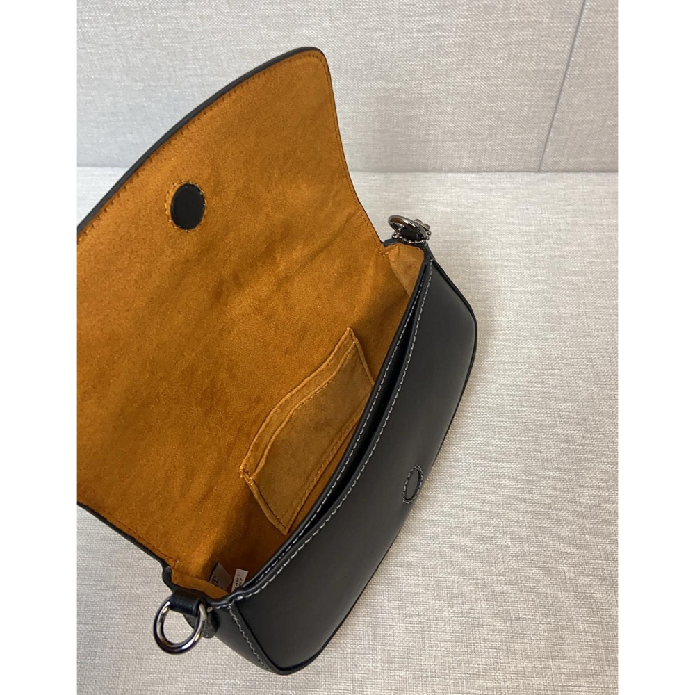 ✨美國代購✨特賣 COACH CT757 新款手提斜挎女包 單肩包 翻蓋女包 超美款 氣質搭-細節圖11