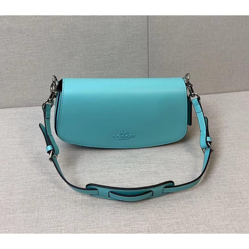 ✨美國代購✨特賣 COACH CT757 新款手提斜挎女包 單肩包 翻蓋女包 超美款 氣質搭-規格圖11