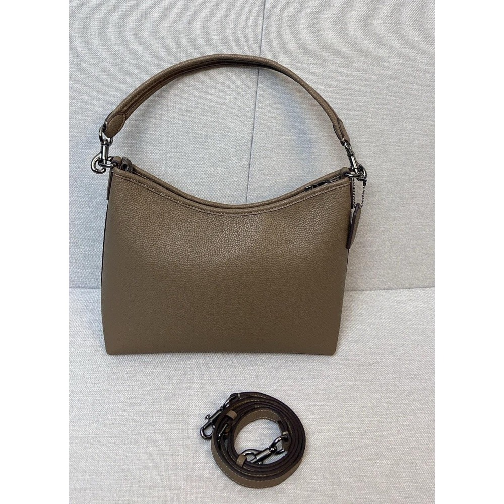 ✨美國代購✨特賣 COACH COACH CR148 新款全皮女士斜挎包 托特包 手提包 單肩包-細節圖4