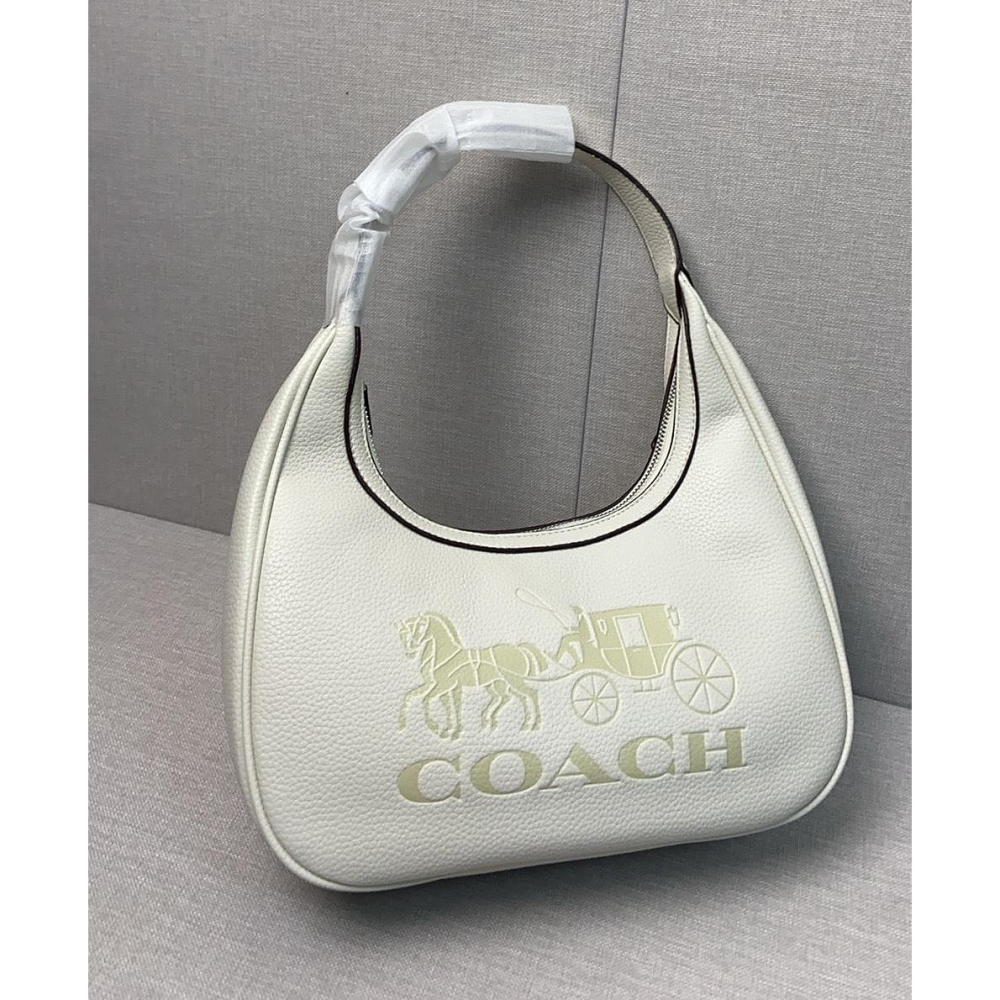✨美國代購✨特賣 COACH CR151 新款全皮腋下包 手提女包 手腕包-細節圖5