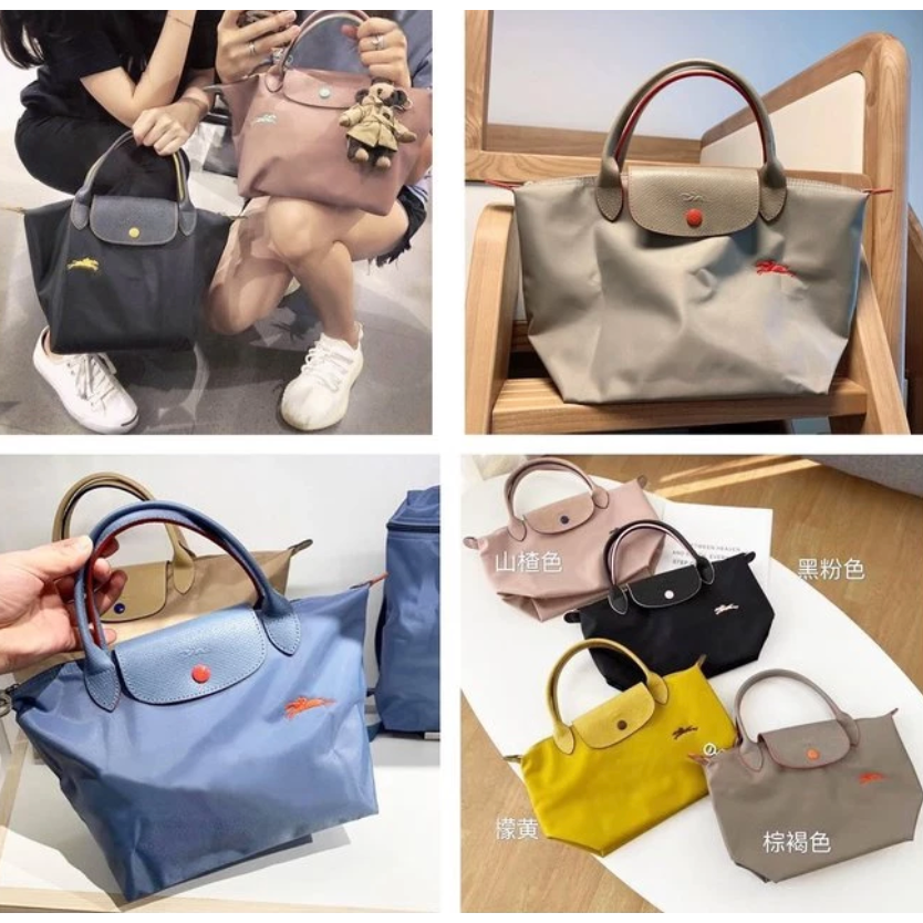✨美國代購✨法國正品LONGCHAMP LE PLIAGE刺繡小馬系列1621S短柄水餃包(多色下單請備註或截圖給確認-細節圖4