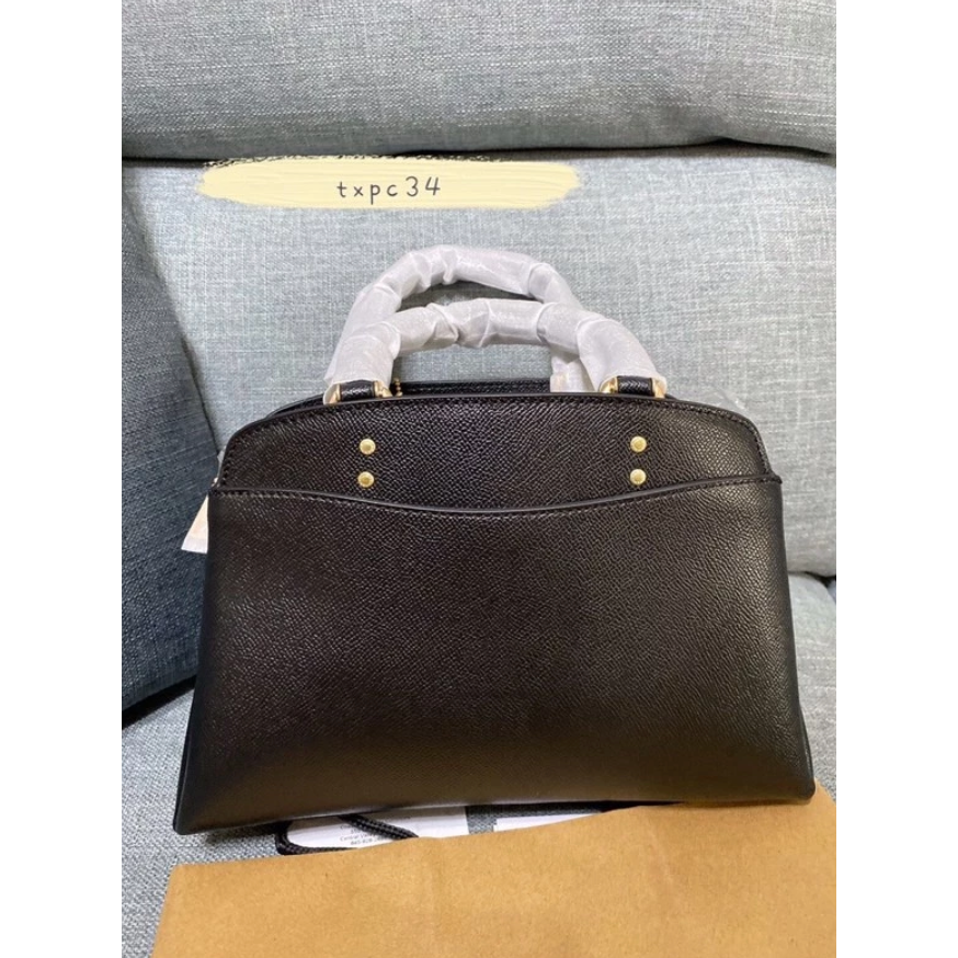 ✨美國代購✨ COACH 91146 Mini Lillie 防刮牛皮戴妃包 手提斜挎包 多隔層女包-細節圖3