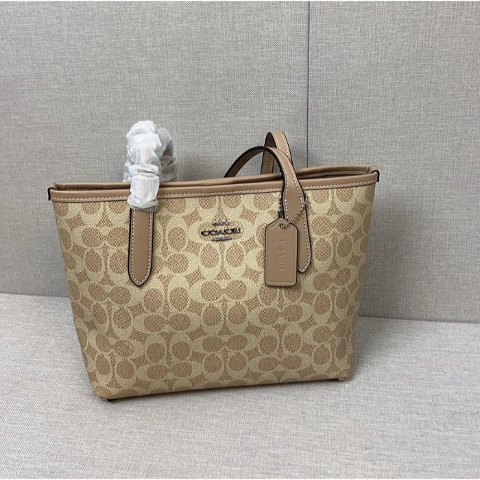 ✨美國代購✨特賣 COACH CU759 新款托特包 手提包 購物包 單肩包 女包-細節圖3