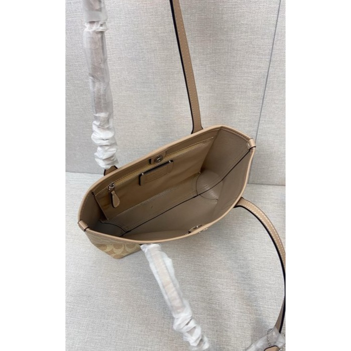 ✨美國代購✨特賣 COACH CU759 新款托特包 手提包 購物包 單肩包 女包-細節圖5