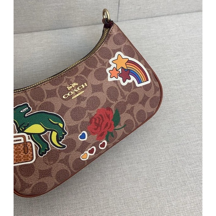 ✨美國代購✨特賣 COACH CV939 新款麻將包 斜跨包 單肩包 女包-細節圖6