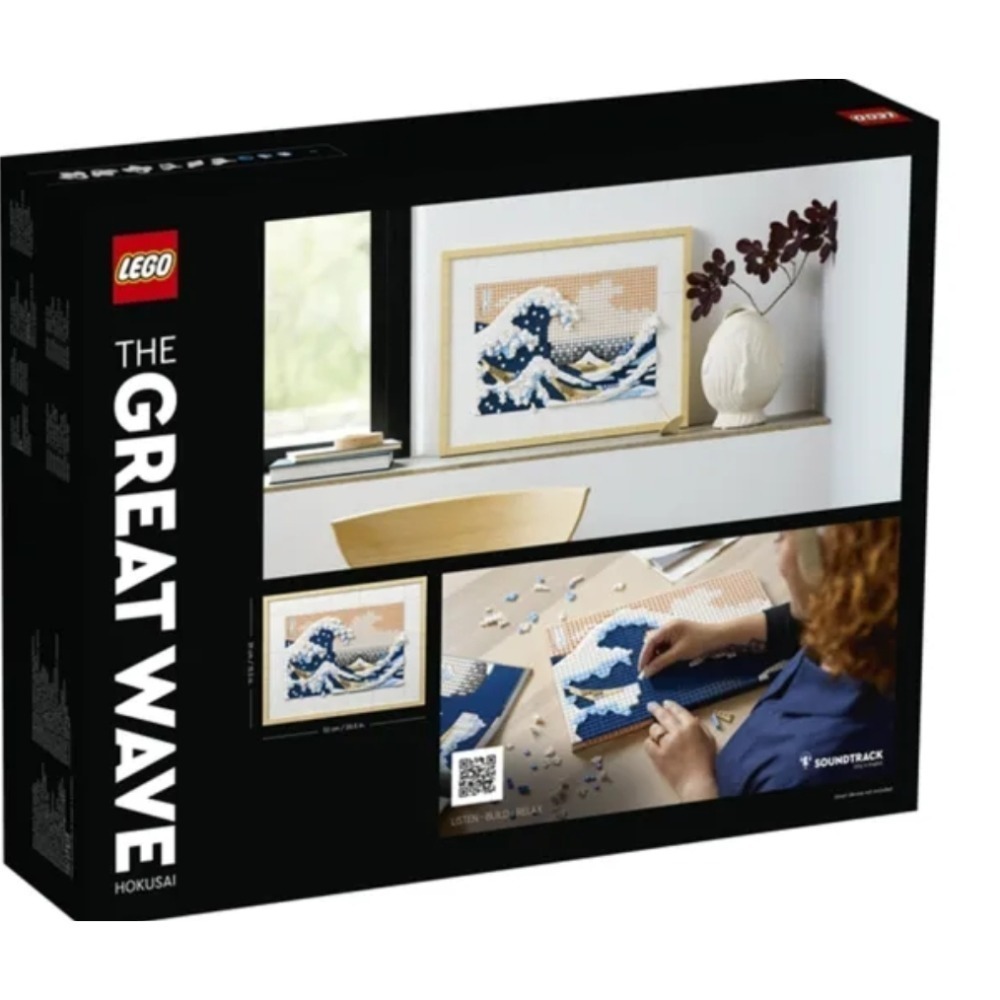 《玩具樂到家》LEGO 31208 葛飾北齋:神奈川沖浪裏（浮世繪）-細節圖2