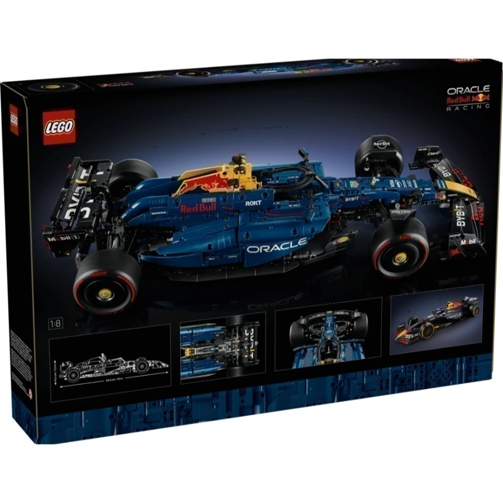 《玩具樂到家》LEGO 42206 甲骨文紅牛車隊 F1-細節圖2