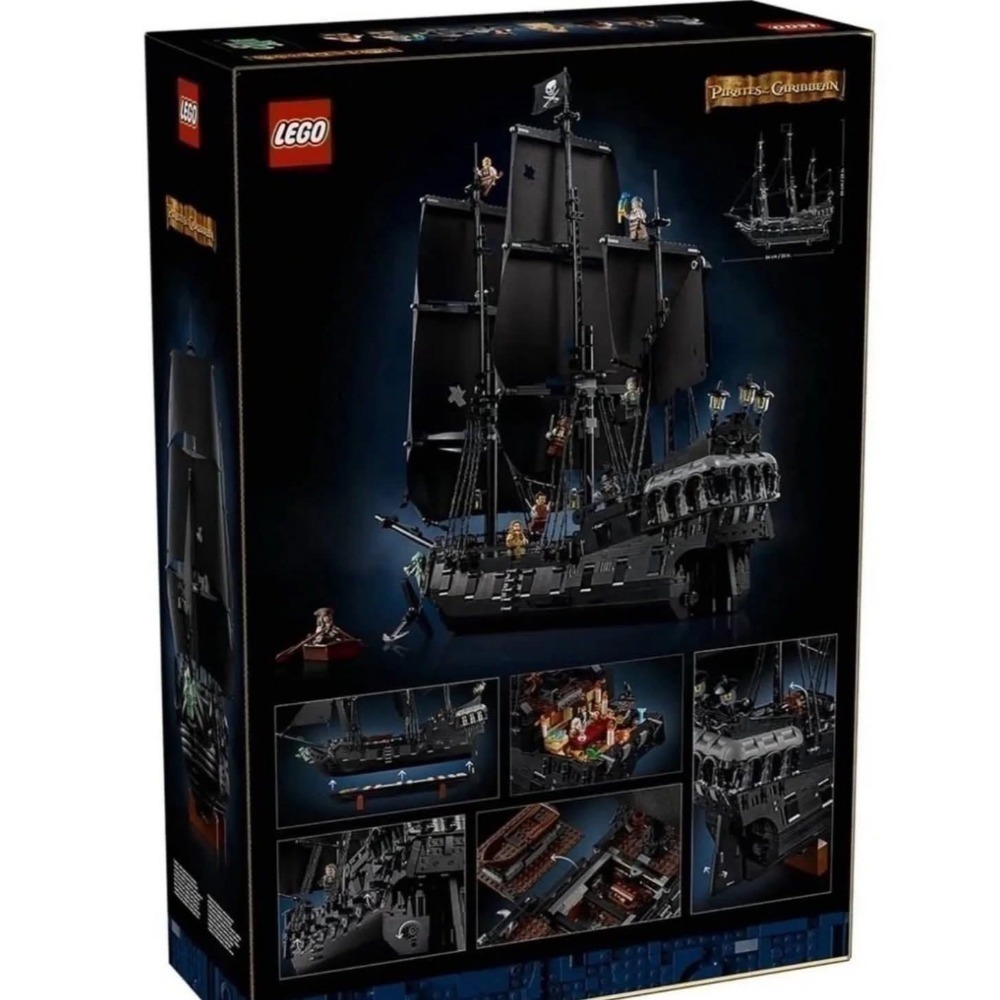 《玩具樂到家》LEGO 10365 傑克・史派羅船長的海盜船（黑珍珠號）（ICON）-細節圖2