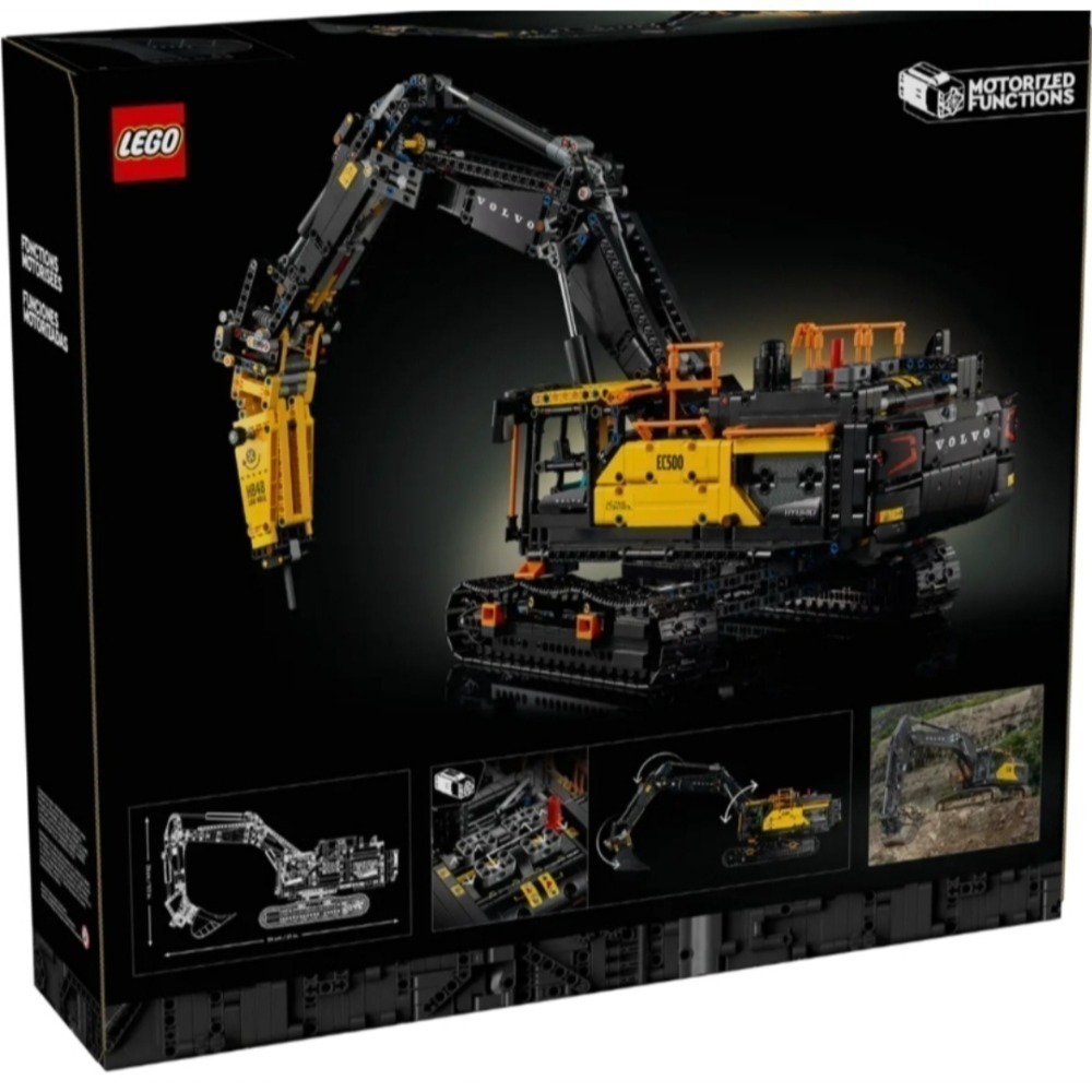 《玩具樂到家》LEGO 42215 Volvo EC500 Hybrid 挖掘機-細節圖2
