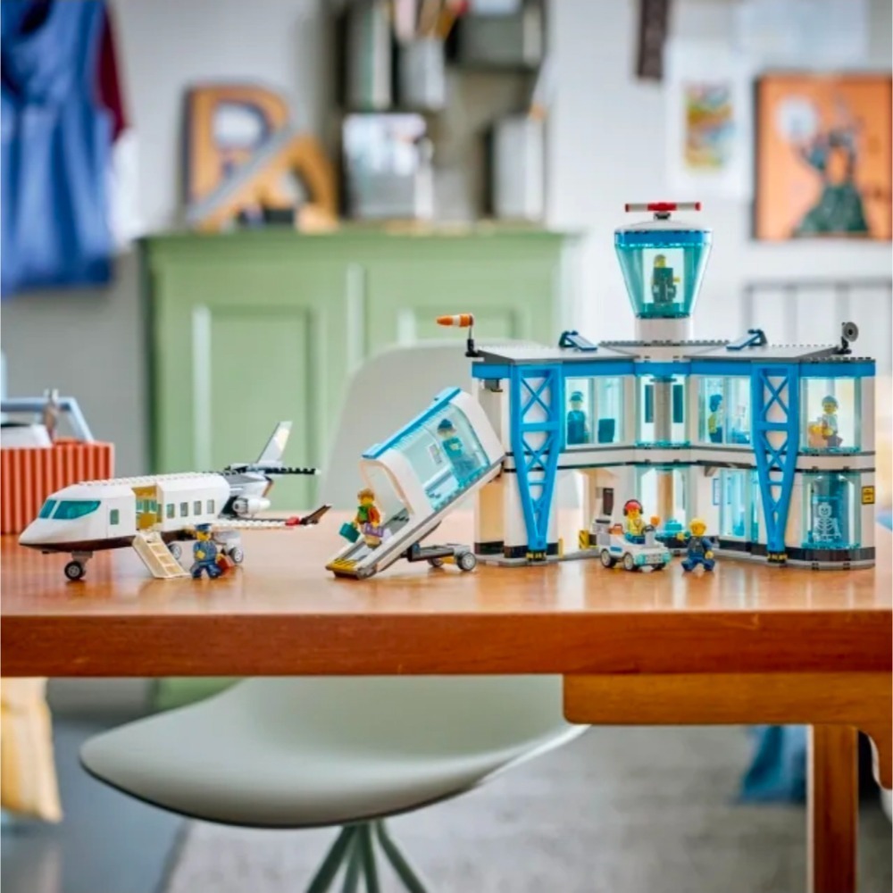 《玩具樂到家》LEGO 60502 機場與飛機（CITY）-細節圖2