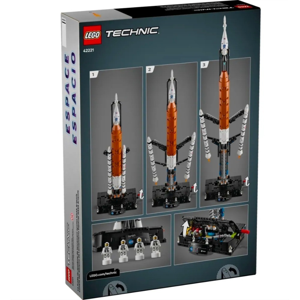 《玩具樂到家》LEGO 42221 NASA Artemis 太空發射系統火箭(Icons）-細節圖2