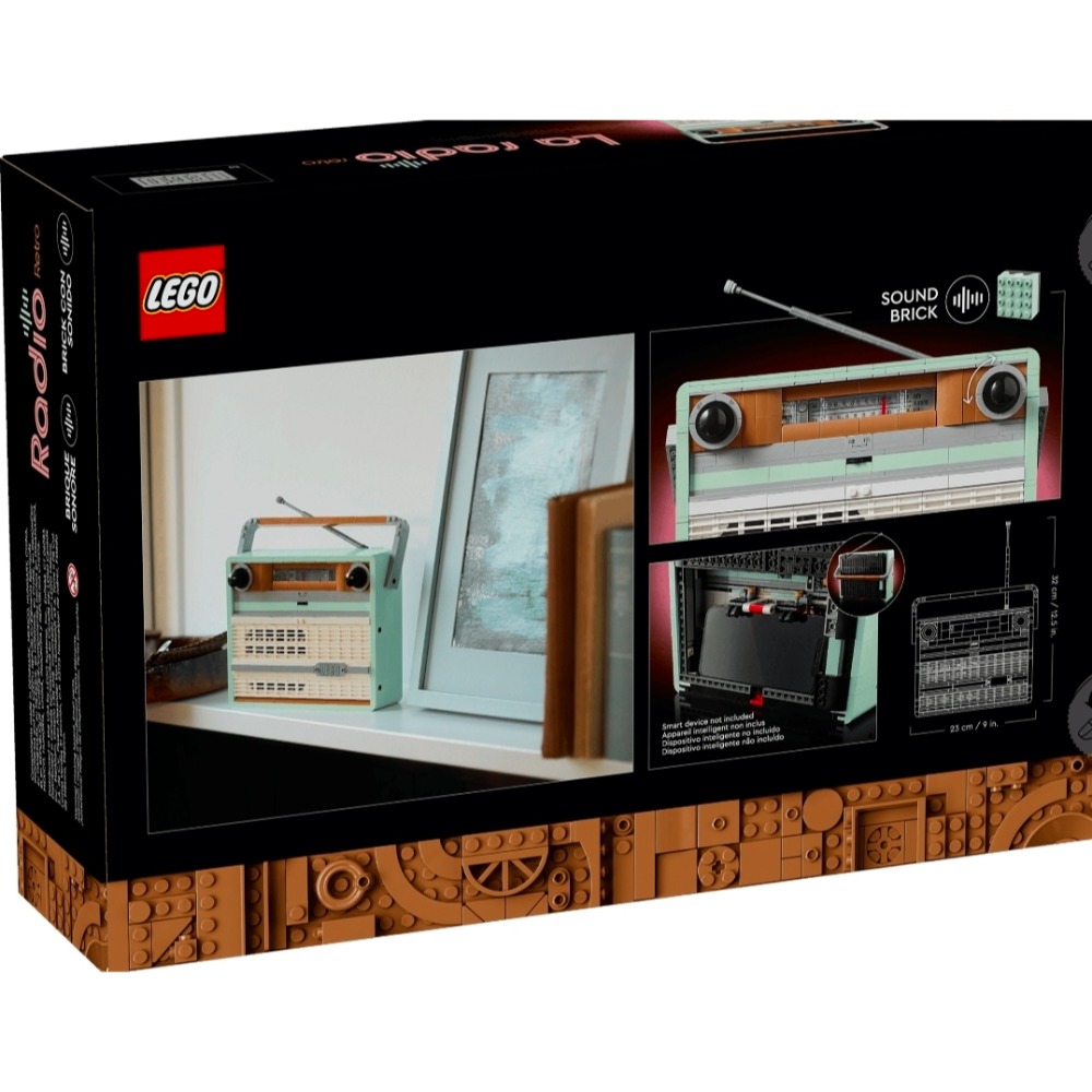 《玩具樂到家》LEGO 10334 復古收音機（IDEAS）-細節圖2