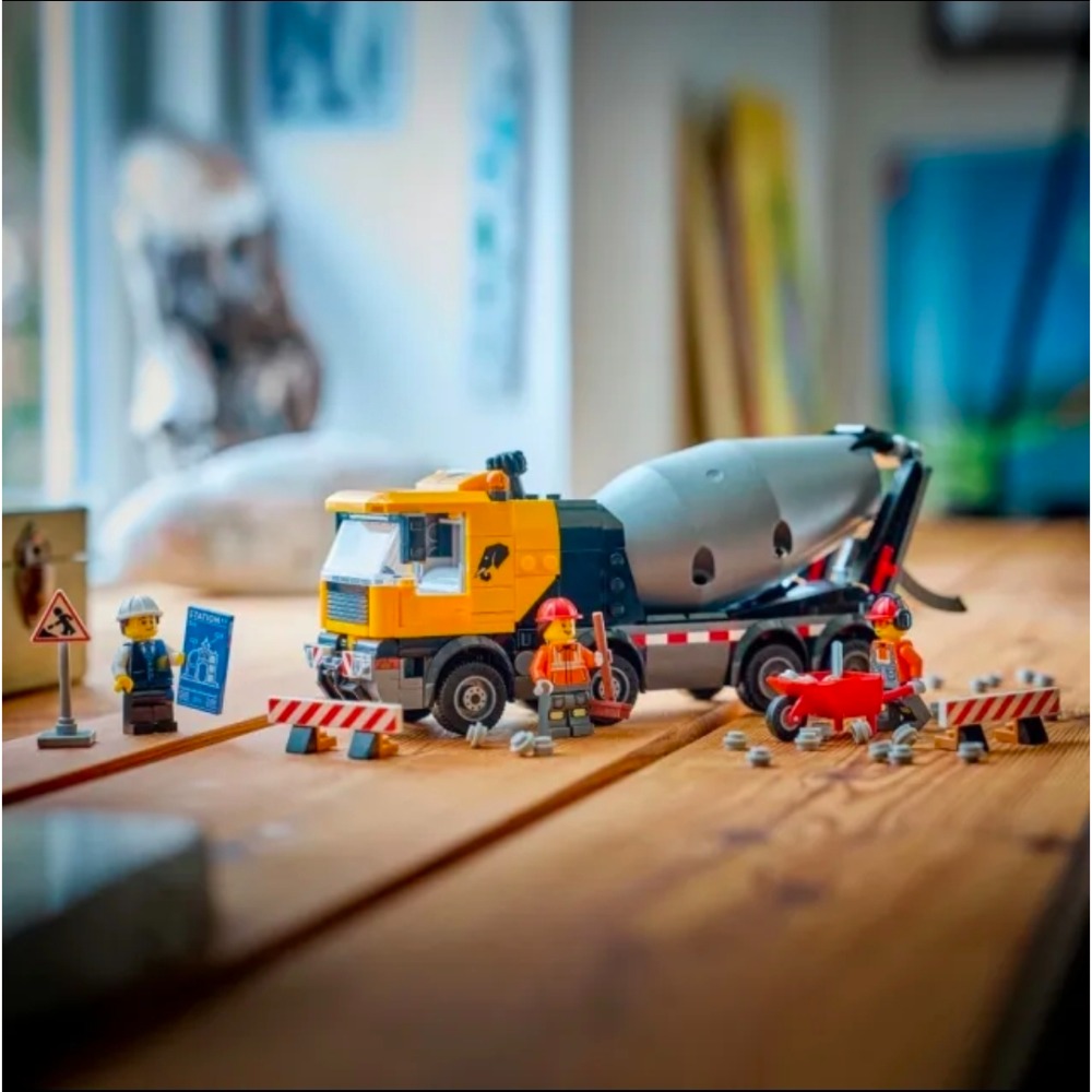 《玩具樂到家》LEGO 60478 混凝土攪拌車（CITY）-細節圖2