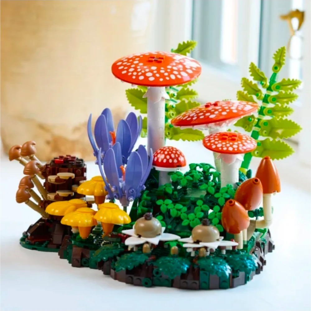 《玩具樂到家》LEGO 11505 林地蘑菇（花藝系列）-細節圖2