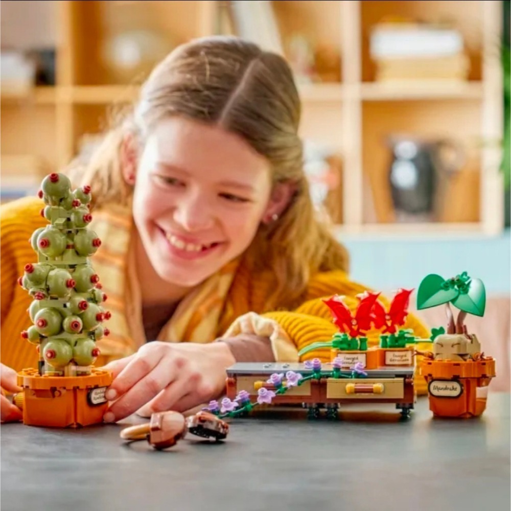 《玩具樂到家》LEGO 76474 霍格華茲藥草學植物(哈利波特)-細節圖2