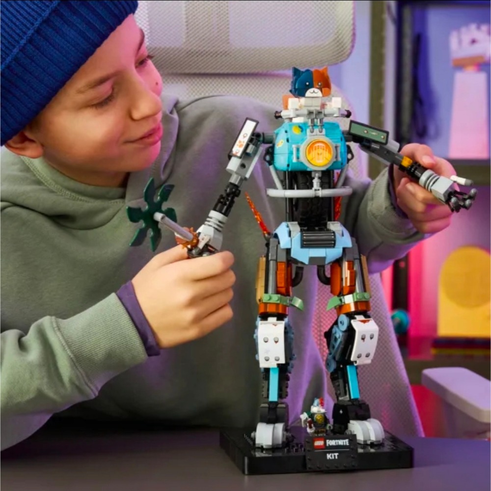 《玩具樂到家》LEGO 77081 機甲貓(要塞英雄)-細節圖2