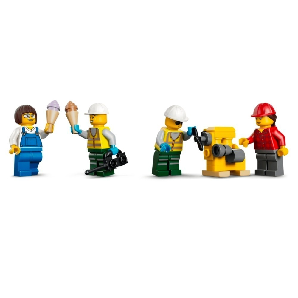 《玩具樂到家》LEGO 60509 港口貨物列車和起重機與卡車（CITY）-細節圖2