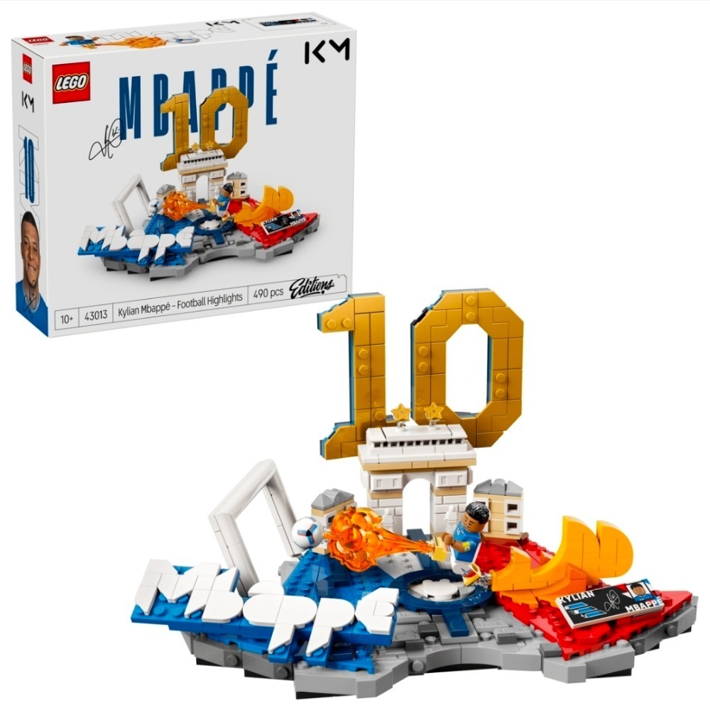 《玩具樂到家》LEGO 43011+43012+43013+43027 四大球星足壇焦點四入組-細節圖3