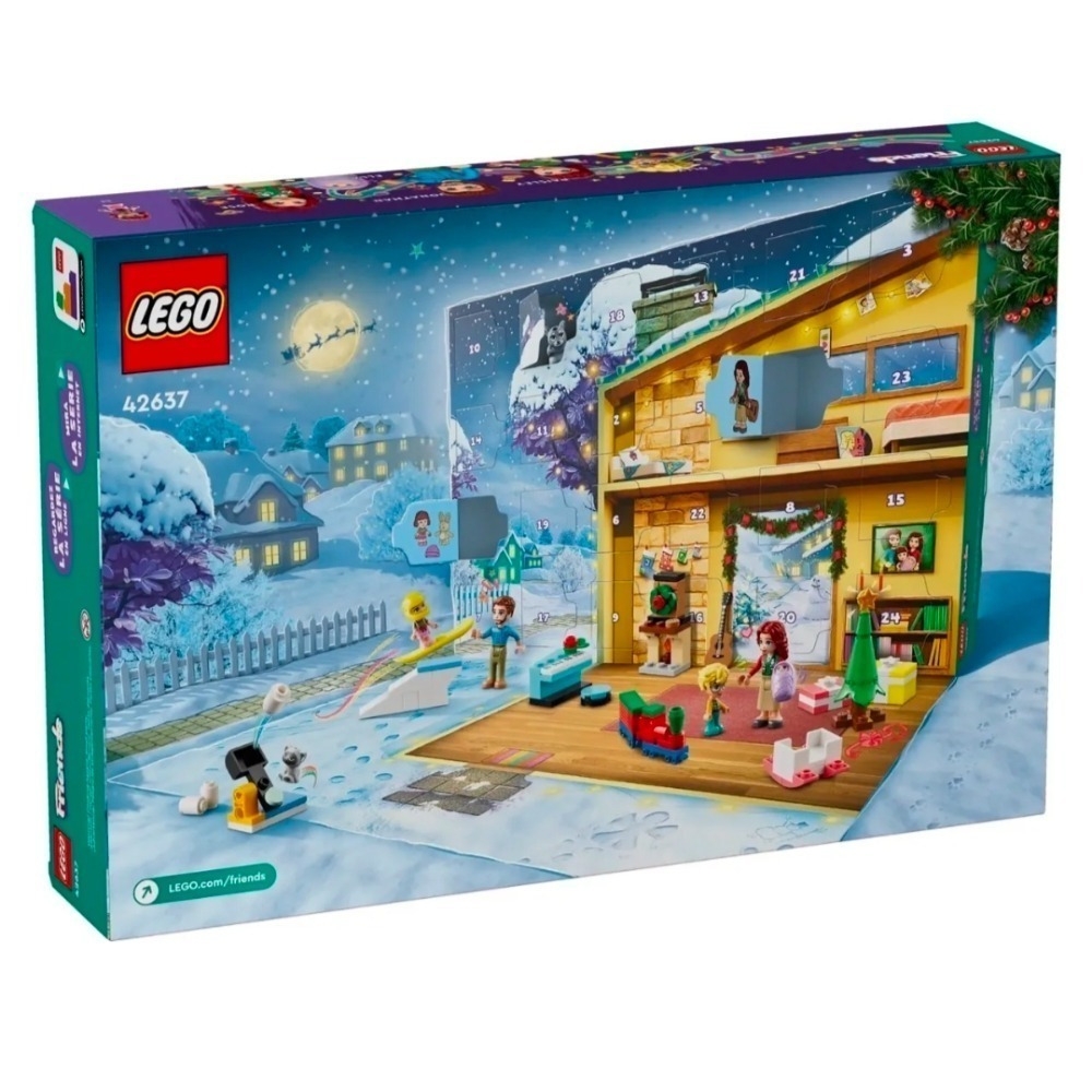 《玩具樂到家》LEGO 42637 好朋友驚喜月曆2024-細節圖2