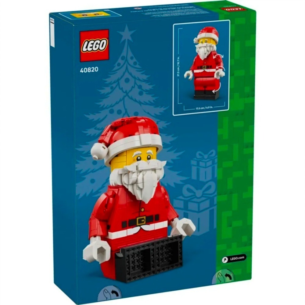 《玩具樂到家》LEGO 40820 放大版耶誕老公公-細節圖2