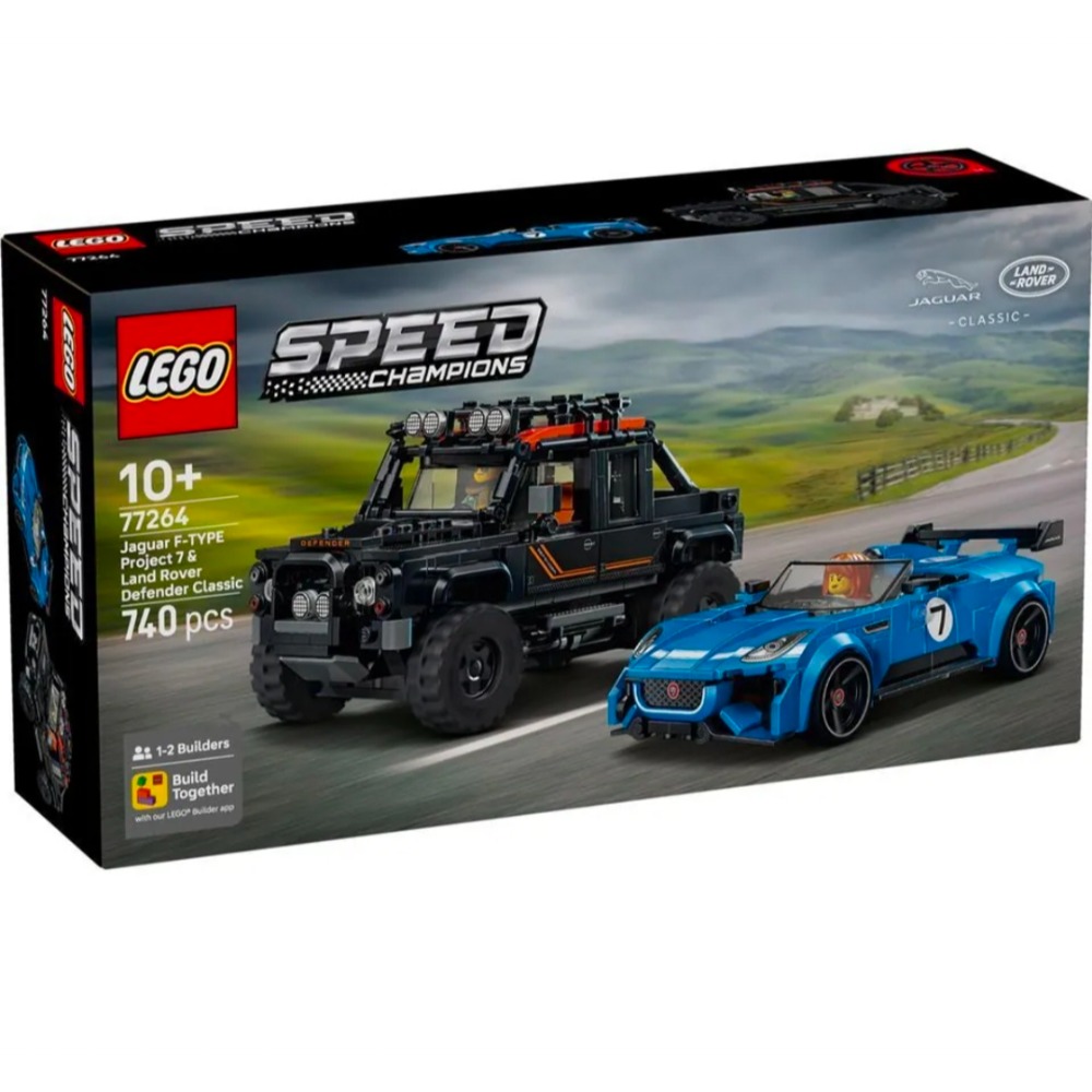 《玩具樂到家》LEGO 77264 捷豹 Project 7 和 Land Rover Defender