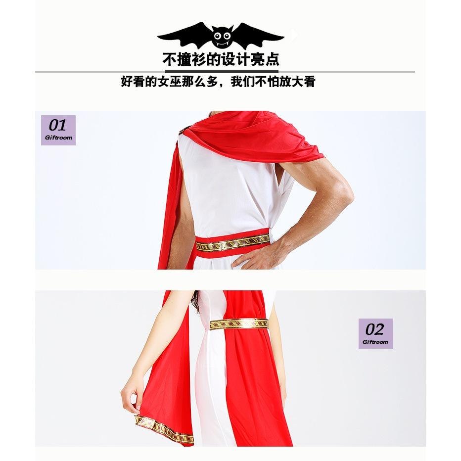 希臘王子 希臘女神 希臘女神裝扮 男羅馬武士 角色扮演服 萬聖節 羅馬性感女武神-細節圖4