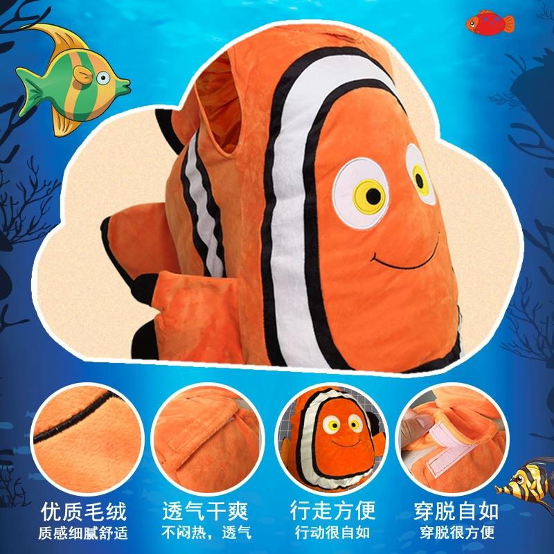 🐠COS 小丑魚裝 海底總動員 NEMO 角色扮演 尼莫 萬聖節服裝 表演服 萬聖節 造型 幼稚園活動服裝-細節圖3