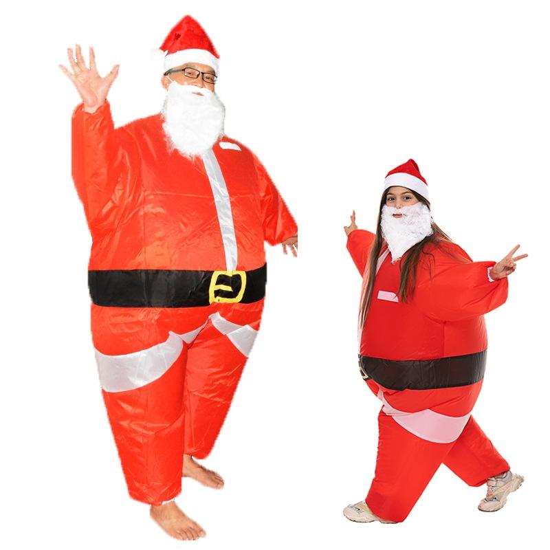 當天發貨🔥聖誕節充氣裝 聖誕老人 樹人 騎乘恐龍裝 恐龍裝 騎小恐龍 充氣恐龍裝 911MV同款 萬聖節 充氣裝 聖誕節-細節圖2