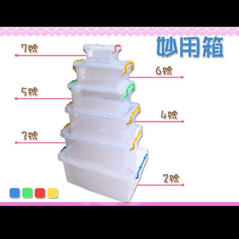 現貨 多用途透明萬用箱 整理箱 收納箱 置物箱 衣物箱 書箱 收納 堆疊 附蓋【CF-04A-00697】-細節圖2