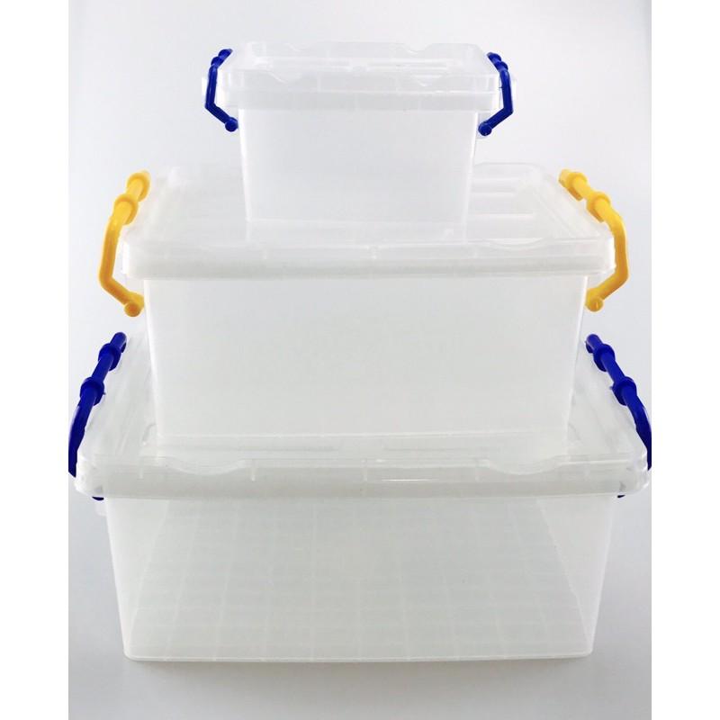 現貨 多用途透明萬用箱 整理箱 收納箱 置物箱 衣物箱 書箱 收納 堆疊 附蓋【CF-04A-00697】-細節圖4