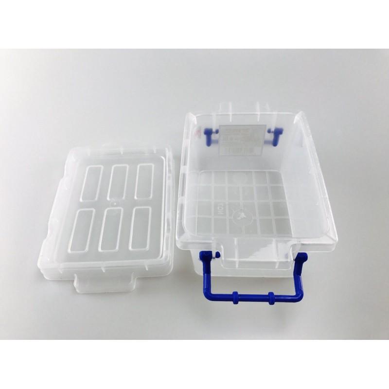 現貨 多用途透明萬用箱 整理箱 收納箱 置物箱 衣物箱 書箱 收納 堆疊 附蓋【CF-04A-00697】-細節圖6