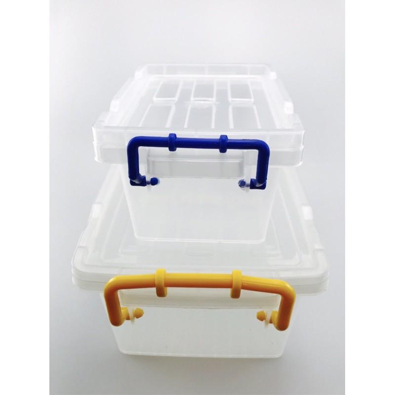 現貨 多用途透明萬用箱 整理箱 收納箱 置物箱 衣物箱 書箱 收納 堆疊 附蓋【CF-04A-00697】-細節圖9