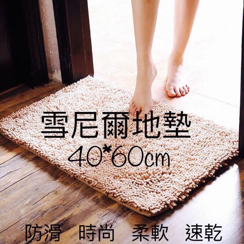 【全盛】現貨 雪尼爾踏墊 地墊 浴室墊 臥室 廚房 長毛 加密 防滑 踏墊  浴室必備【CH-05A-50009】-細節圖2