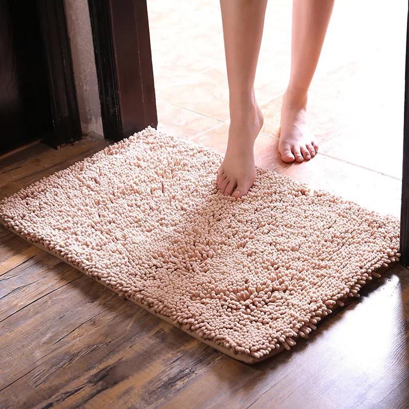 【全盛】現貨 雪尼爾踏墊 地墊 浴室墊 臥室 廚房 長毛 加密 防滑 踏墊  浴室必備【CH-05A-50009】-細節圖8