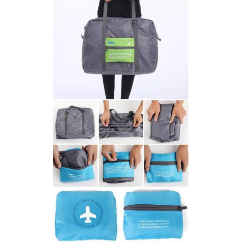 現貨 防水折疊拉桿旅行袋 防水 折疊 收納 旅行包 行李 飛機包 環保袋 隨身 【CH-04A-40003】【全盛】