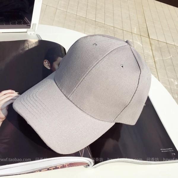【全盛】現貨 韓版 男女百搭 純色 棒球帽 遮陽  鴨舌帽 帽子 素面 老帽 水洗 復古【CH-05A-50008】-細節圖3