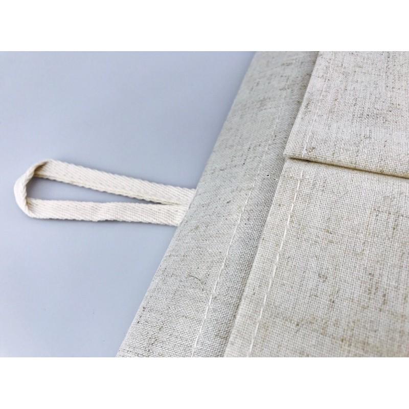 現貨 帆布收納掛袋 素面  五口袋 棉麻 收納 掛袋 素面 分類 五格 小物收納 文具收納【CF-04B-30886】-細節圖4