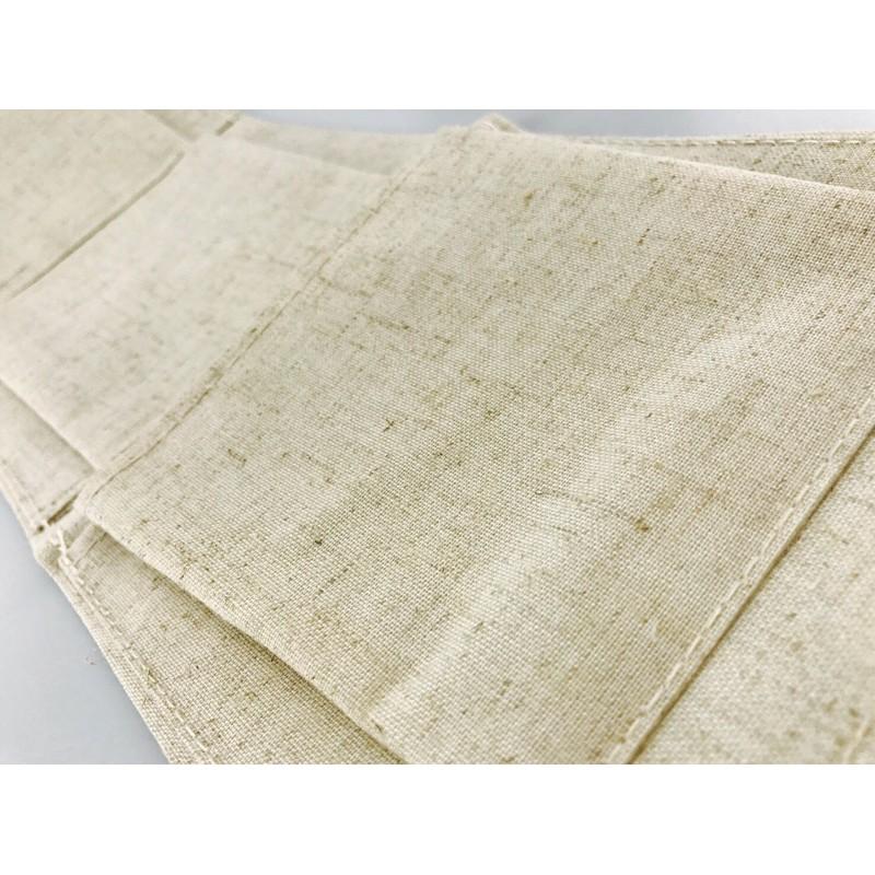 現貨 帆布收納掛袋 素面  五口袋 棉麻 收納 掛袋 素面 分類 五格 小物收納 文具收納【CF-04B-30886】-細節圖6