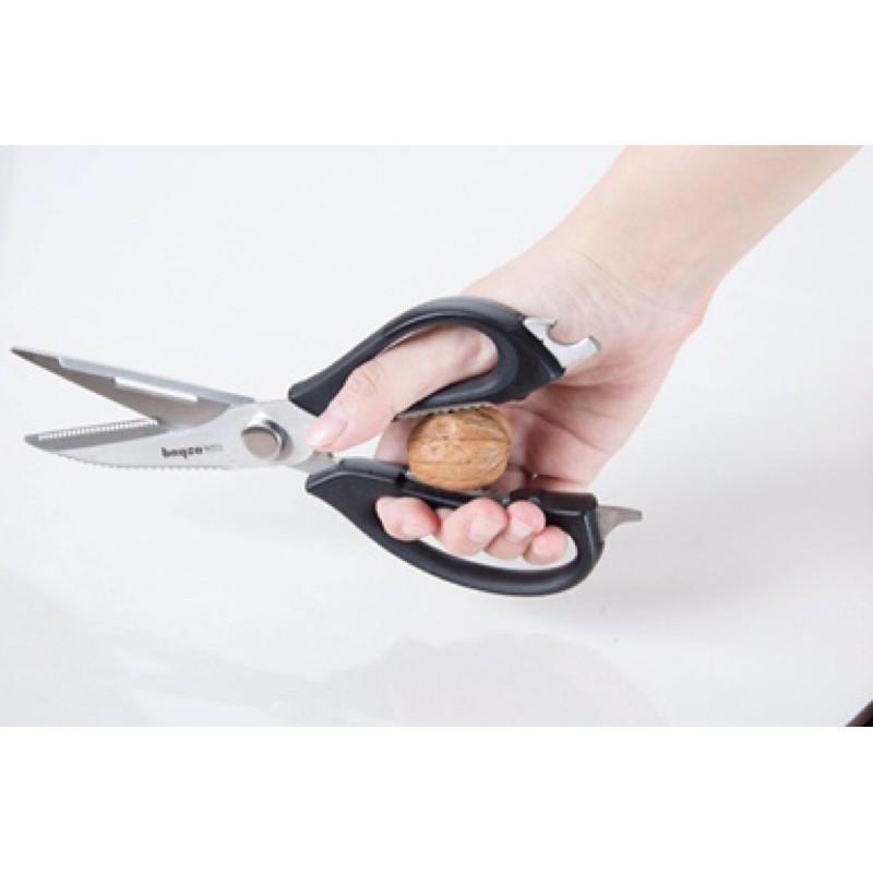 【全盛】現貨  多功能不鏽鋼料理剪刀食物剪刀 去骨刀 開罐器 餐飲王剪刀 刮鱗器 烤肉神器 【CF-02A-37489】-細節圖4