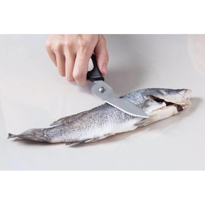 【全盛】現貨  多功能不鏽鋼料理剪刀食物剪刀 去骨刀 開罐器 餐飲王剪刀 刮鱗器 烤肉神器 【CF-02A-37489】-細節圖6