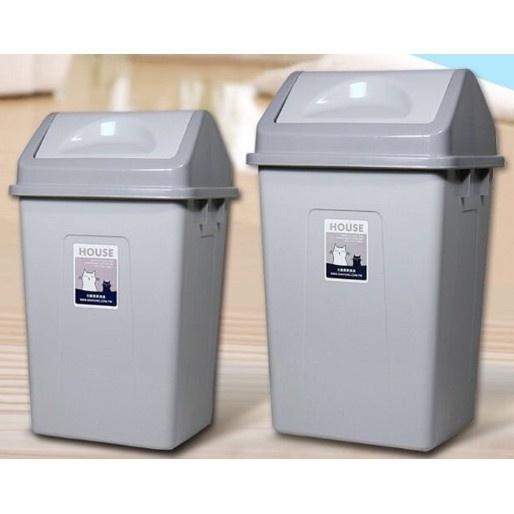 現貨 搖蓋式垃圾桶 10L 30L超大容量 分類垃圾桶 有蓋大垃圾桶 回收筒 搖蓋垃圾桶【CF-04A-62940】-細節圖4