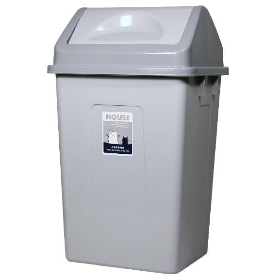 現貨 搖蓋式垃圾桶 10L 30L超大容量 分類垃圾桶 有蓋大垃圾桶 回收筒 搖蓋垃圾桶【CF-04A-62940】-細節圖6