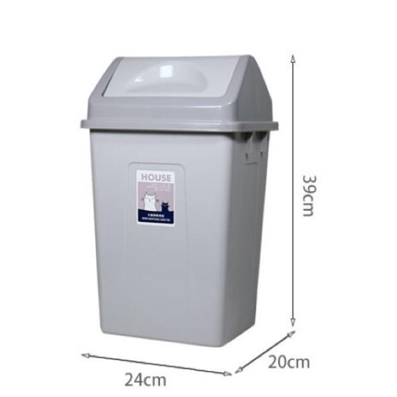 現貨 搖蓋式垃圾桶 10L 30L超大容量 分類垃圾桶 有蓋大垃圾桶 回收筒 搖蓋垃圾桶【CF-04A-62940】-細節圖8