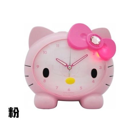 現貨 HELLO KITTY 鬧鐘系列  鬧鐘  懶人鬧鐘  LED夜光 光感床頭鬧鐘 【DJ-01A-10234】-細節圖2